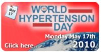 World Hypertension Day May 17,2010 - Světový den hypertenze