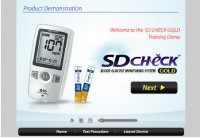 Glukometr se zlatou elektrodou SD-Check GOLD