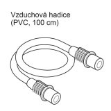 Inhalační hadička PVC, 100 cm - A3 Complete, Nami Cat, C102 Total a C101 Essential, JC-117/118/1301