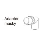 Adaptér (spojka) pro masku nebo náustek -pro Nami Cat, C102 Total a C101 essential*