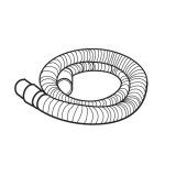 Inhalační hadice L (150cm), mat.TPE -pro NE-U780