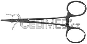 15-964 Svorka na cévy MOSQUITO, zahnutá 12,5 cm
