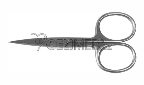 M-SI-020 Nůžky na nehty, silné, matné, rovné 9cm