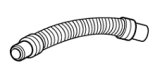 Inhalační hadice SEBS,typ S, l=30 cm -NE-U17,NE-U12 a NE-U07